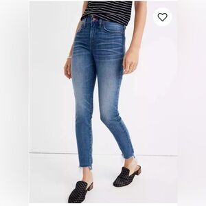 Madewell 9” High Rise Skinny size 28 in medium wash